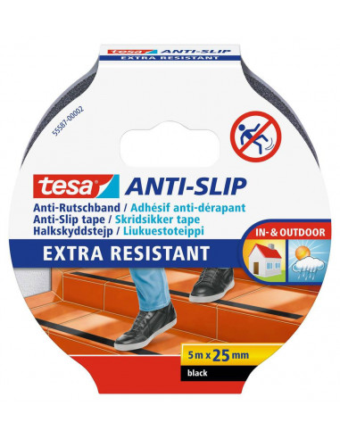 Tesa Antiderap 5mx25 Noir55587 - TESA