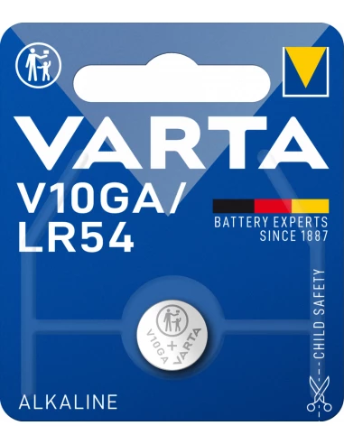 Pile Varta Lr54 - V10ga 1.5v Alkaline Ø11,6x3,0mm