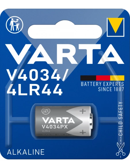 Pila Varta Alkaline V4034px / 4lr44 6v (EMBALLAGE 1 Unit) Ø13x25,2mm