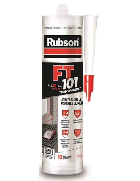 Mastic Ft101 Transparent 280ml - RUBSON
