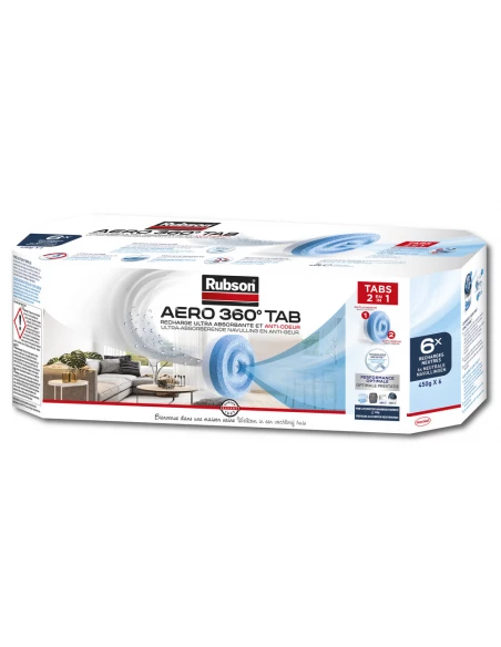 Recharge Aero 360° Pack 6 Tabs - RUBSON