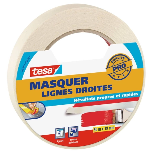 Masquer - Lignes Droites 50mx19mm - TESA