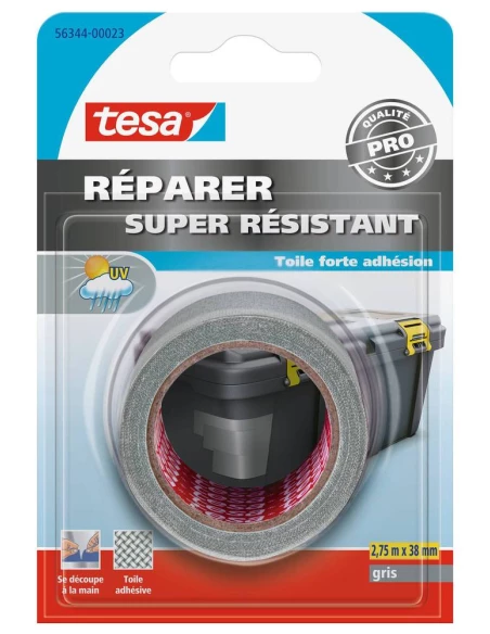 Réparer - Super Résistant 2.75mx38mm Gris sous Blister - TESA