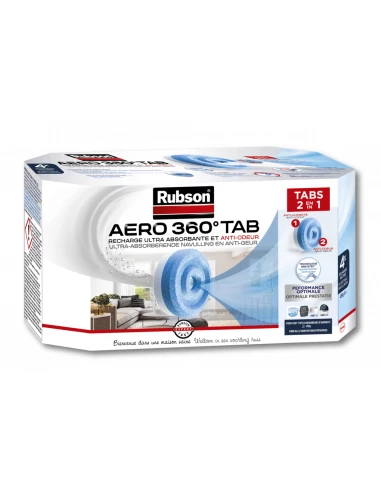 Recharge Aero 360° Pack 4 Tabs - RUBSON