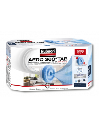 Recharge Aero 360° Pack 4 Tabs - RUBSON - 3178040677722 -  - 1619479