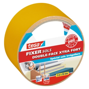 Fixer Sols - Double Face Extra Fort - Sols Irréguliers - TESA