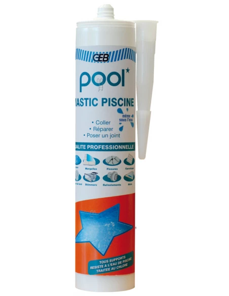 Pool Mastic Piscine Cart 290 Ml Blc - GEB POOL