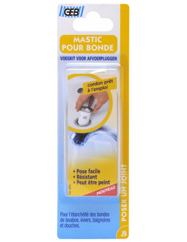 Mastic Bonde Geb J9 Étanchéité durable pour bondes - Geb