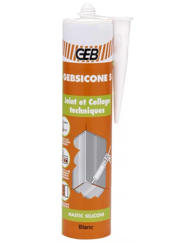 Gebsicone S Blanc Cart 310ml - GEB