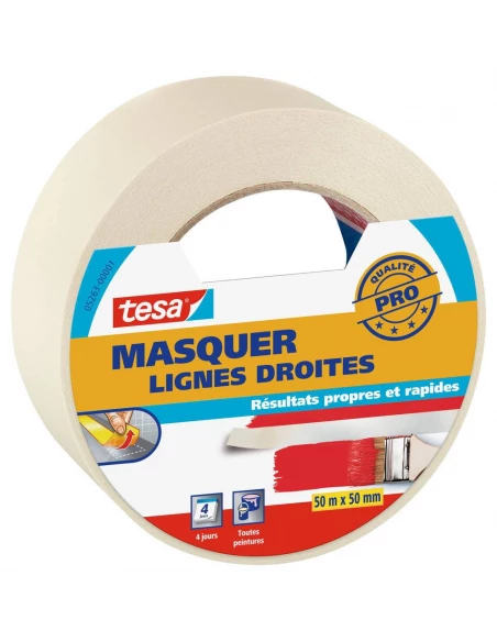Masquer - Lignes Droites 50mx50mm - TESA