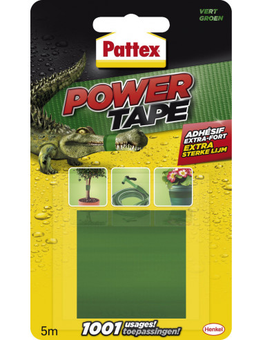 Adhesif Power Tape 5x5m Vert - PATTEX - 4015000423915 -  - 301630