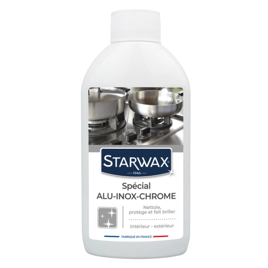Nettoyant Alu Inox Chrome 250ml - STARWAX