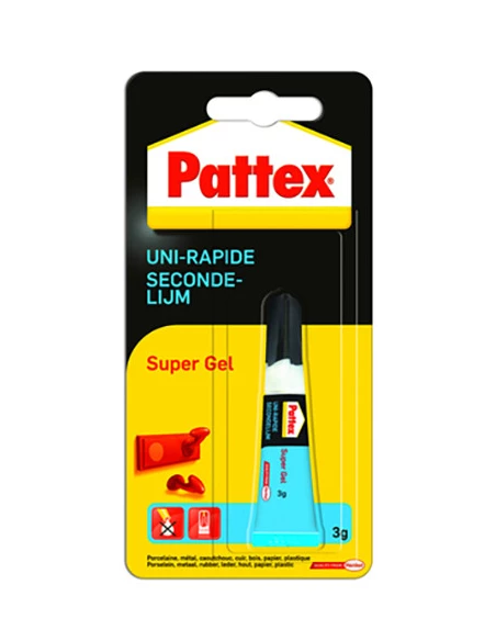 Pattex Uni-Rapide Supergel Tube 3gr - PATTEX
