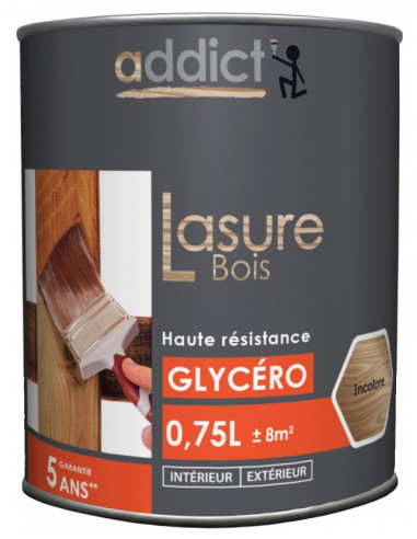 Lasure Chêne Satinée Protection bois longue durée - Addict