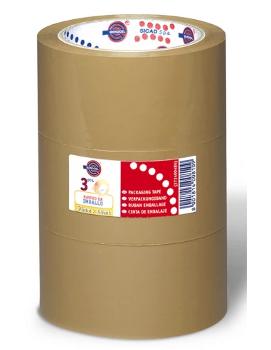 EUROCEL Ruban emballage PP31_66mx50mm_havane - EUROCEL