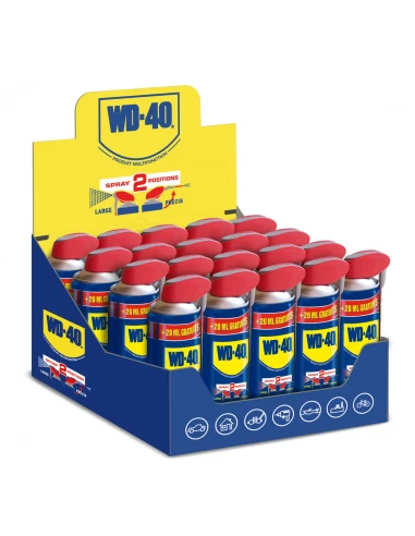 1 bombe aérosole Double position 200ml + 20ml gratuits - WD 40