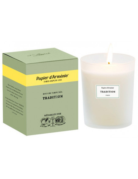 Bougie Tradition Verte 220g - PAPIER D'ARMENIE