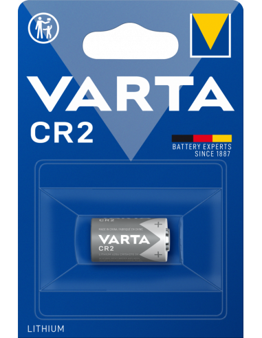 Pile Varta CR2 Lithium Énergie fiable 3V pour photo et capteurs - VARTA