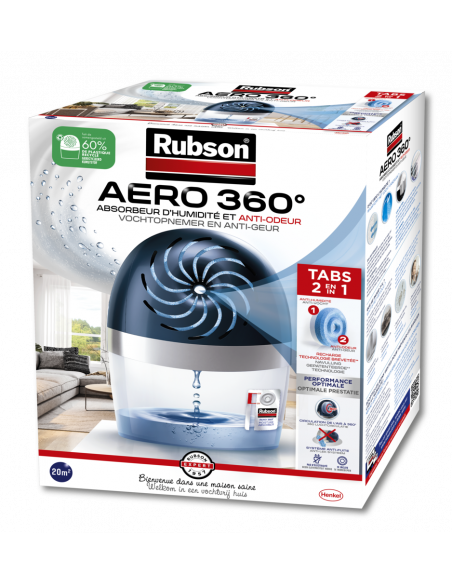Absorbeur Aero 360° Tabs 20m² - RUBSON