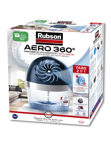 Absorbeur Aero 360° Tabs 20m² - RUBSON