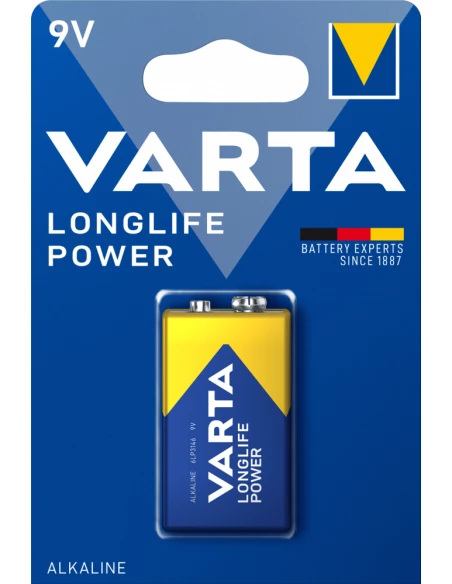 Blister de 1 x 6LR61 (9V) - VARTA
