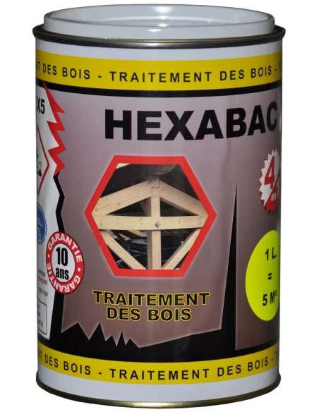 Traitment bois Multi-usages 1 litre - HEXABAC