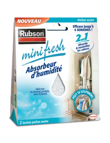 Absorbeur Minifresh Neutre 2x50gr - RUBSON