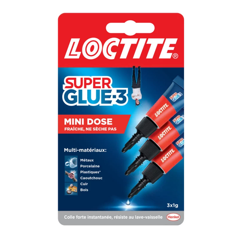 Superglue-3 Mini Dose Blister 3x1gr - SUPER-GLUE 3