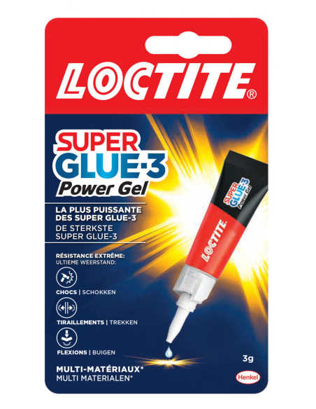 Superglue-3 Power Gel 3g Bd Cr X32 - LOCTITE - 3255460156607 - LOCTITE - 301809
