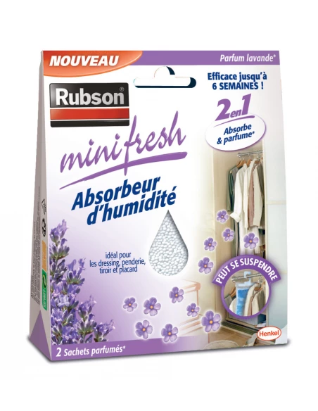 Absorbeur Minifresh Lavande 2x50gr - RUBSON