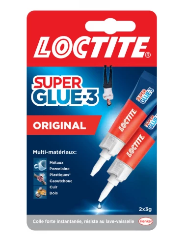 Superglue-3 Universal Liquide 2x3gr - LOCTITE