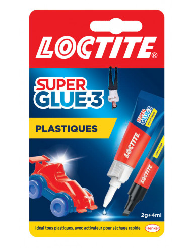 Superglue-3 Special Plastiq 2gr+4ml - LOCTITE - 3178040323629 - LOCTITE - 105425