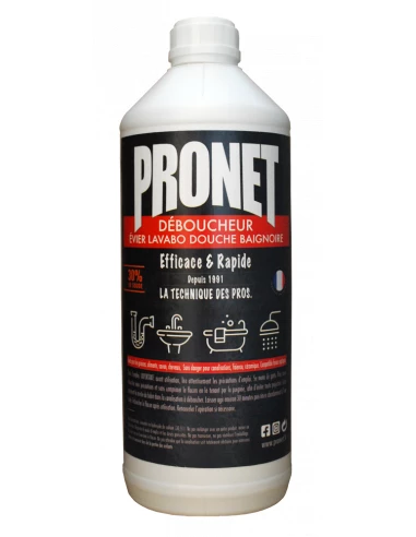 PRONET Déboucheur de canalisation 1 litre - PRONET