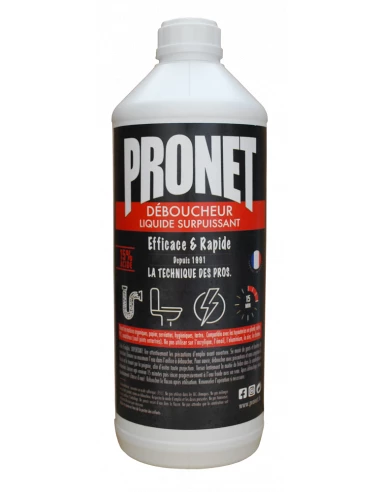 PRONET Déboucheur canalisation 1 litre - PRONET