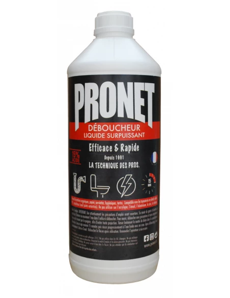 PRONET Déboucheur canalisation 1 litre - PRONET