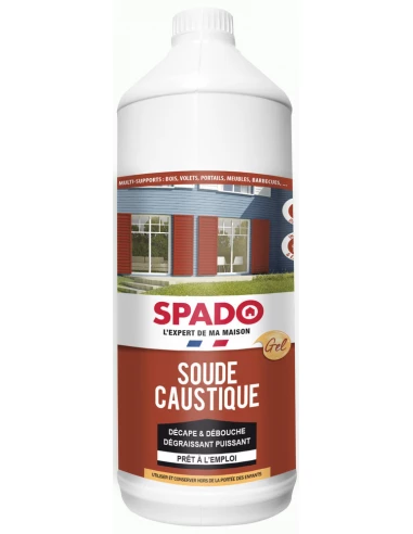 Soude Caustique Gel Flacon 1L - SPADO