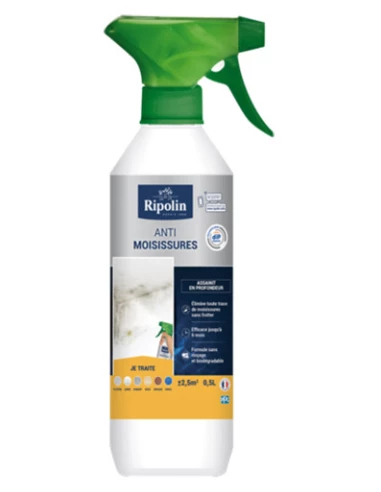 Traitement Anti-Moisissures Vapo 0.5L - RIPOLIN