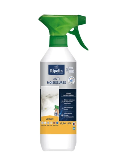Traitement Anti-Moisissures Vapo 0.5L - RIPOLIN