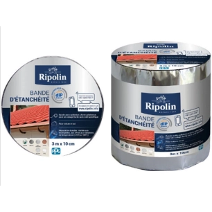 Bande d'Etanchéïté Auto-Adhésive Alu 3mx10cm - RIPOLIN
