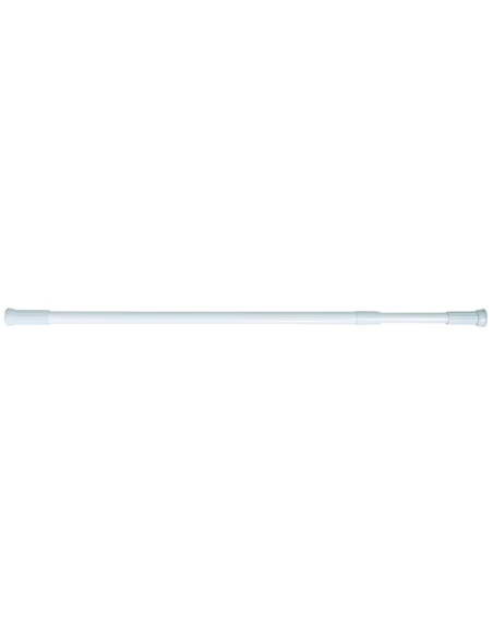 Barre de Douche Aluminium extensible de 140 à 260cm Blanc - M S V