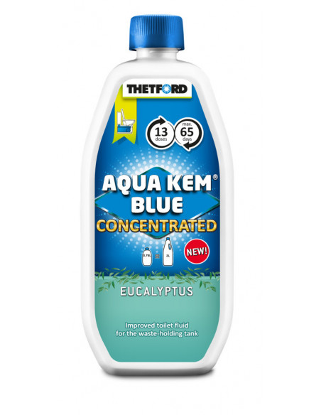Aqua Kem Blue Eucaliptus Concentré 780ml Additif sanitaire WC cassette - AQUA KEM