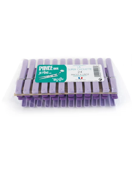 Pince à linge Plastique X24 Super Chouette - COPEFA
