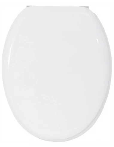 Abattant Wc Mdf Charn Inox Blanc - M S V