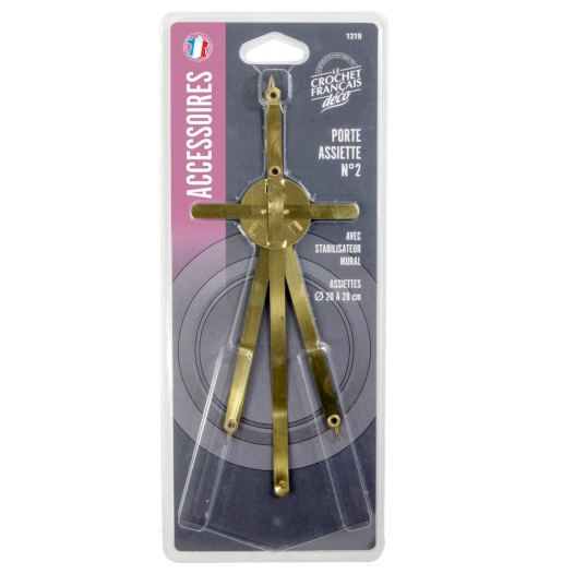 Porte Assiet Mural X1 N°2 - CROCHET X