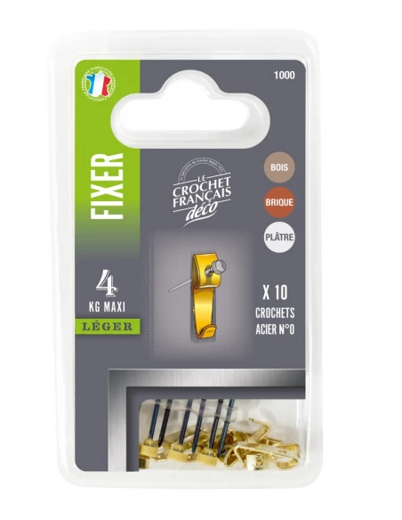 Crochet Laiton X10 N°0 - CROCHET X