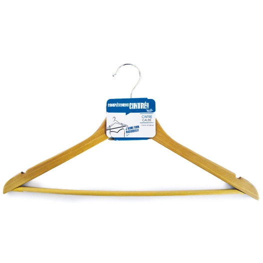 Cintre Bois Galbe Gaine Anti Glis - COPEFA