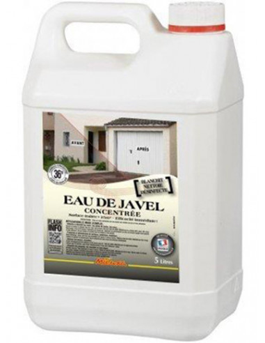Eau de Javel 9.6 % 5 Litres Tp2 - MIEUXA