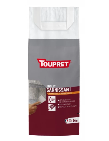 Enduit Garnissant Poudre 5kg - TOUPRET