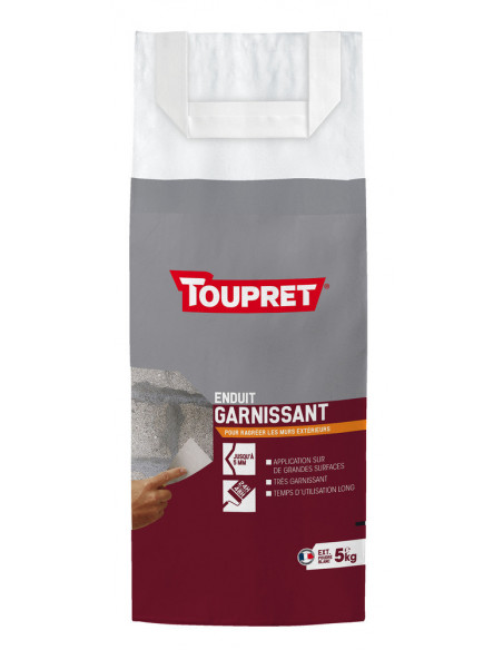 Enduit Garnissant Poudre 5kg - TOUPRET