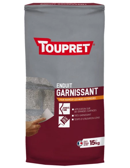 Enduit Garnissant Poudre 15kg - TOUPRET